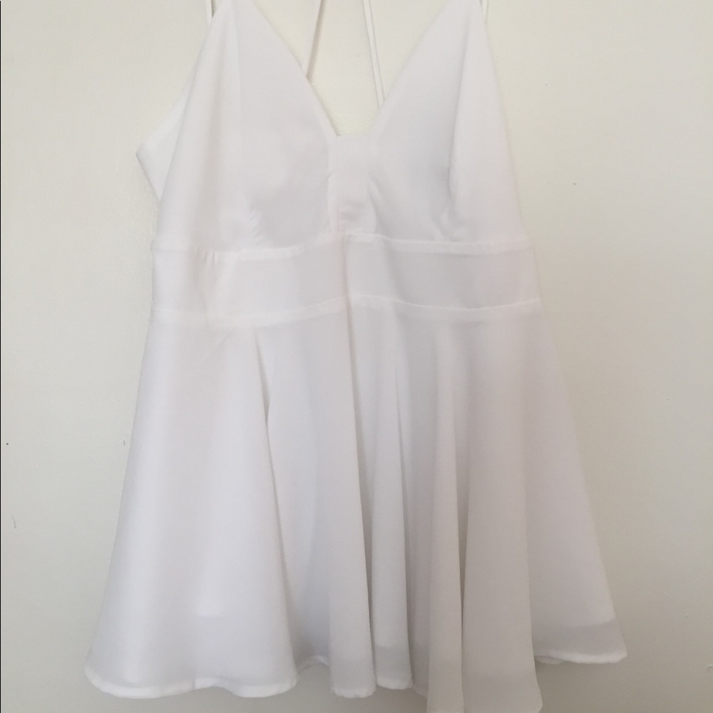 Sexy Sleeveless Peek-a-boo Back Cami- worn once